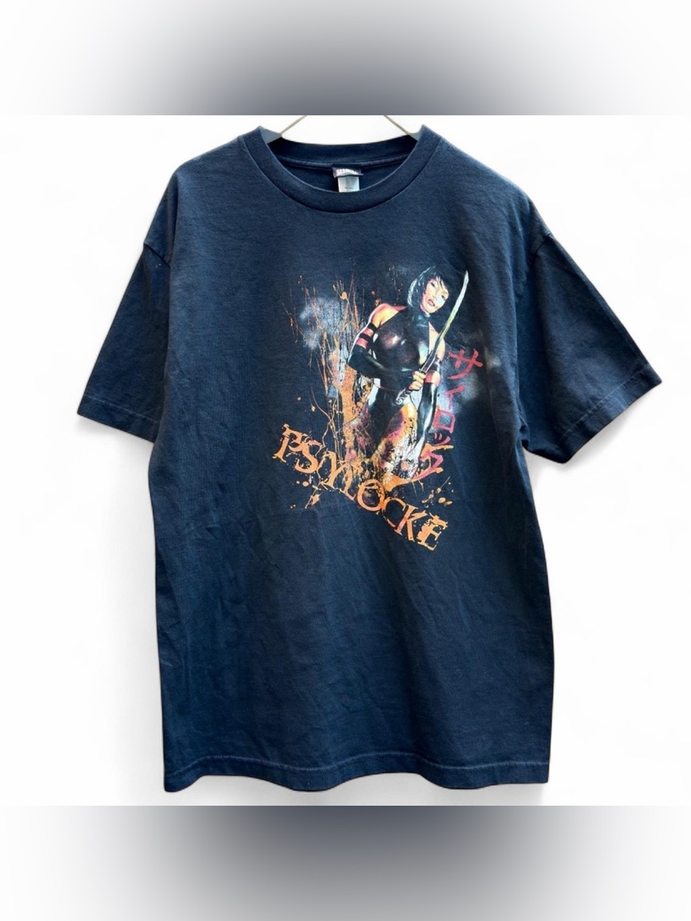 Marvel black Psylocke tee Size L mad engine vintage